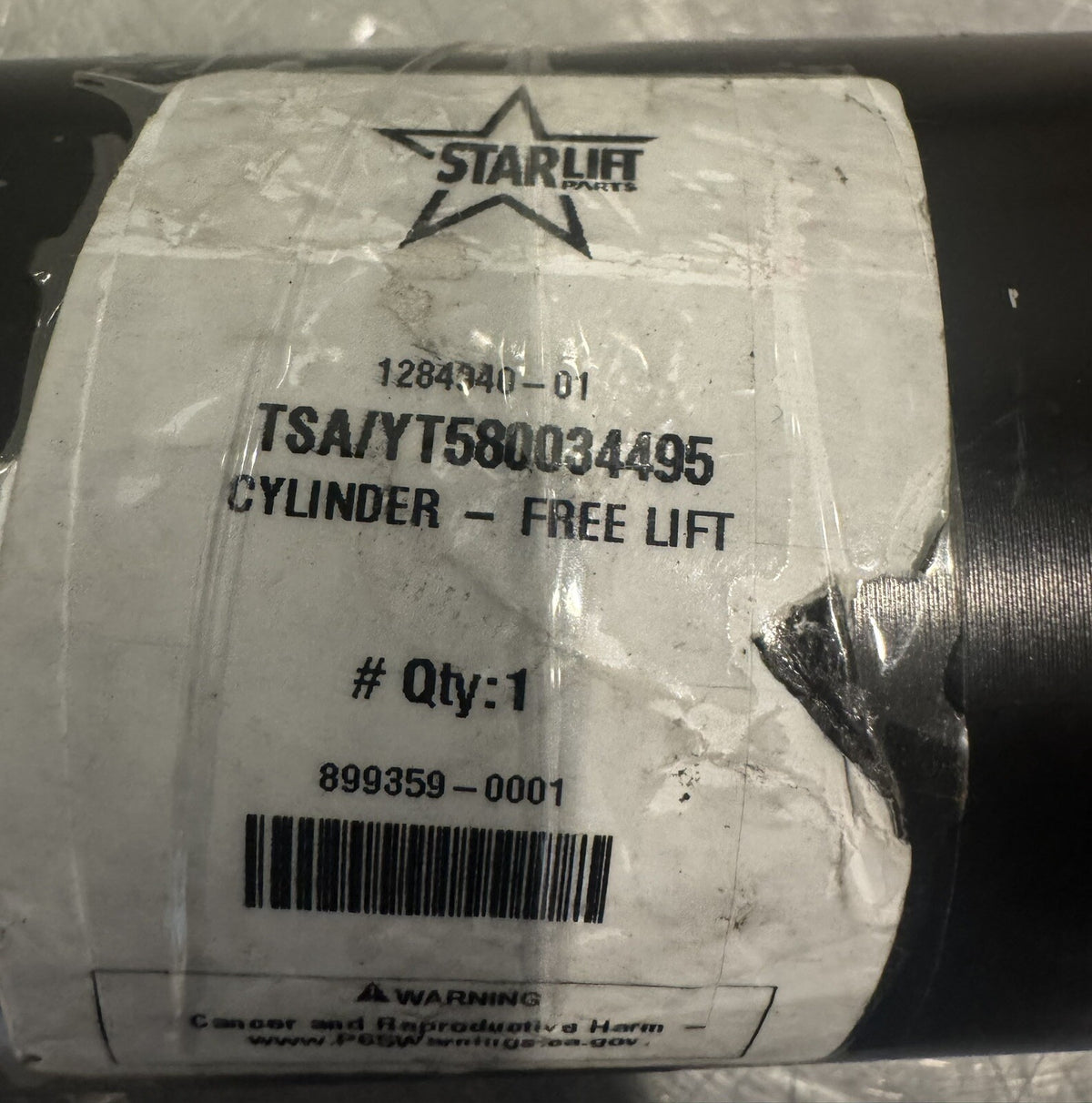 580034495 Hydraulic Cylinder StarLift Forklift Freelift DAMAGED THREADS! NEW!