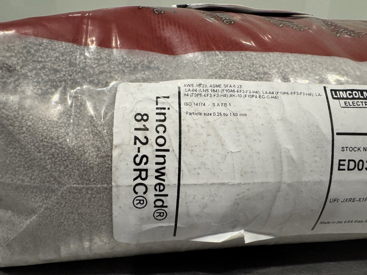 Lincoln 812-SRC 50Lb Bag Submerged Arc Flux Lincolnweld ED034171 NEW!