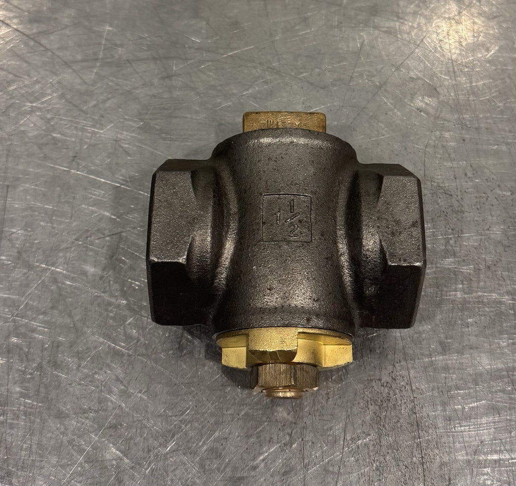 Mueller Gas Valve 1-1/2” Flat Head Iron Body NEW! FREE SHIPPING!