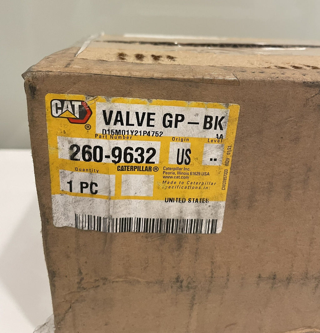 Caterpillar 260-9632 CAT Brake Control Valve NEW IN BOX! FREE SHIPPING!