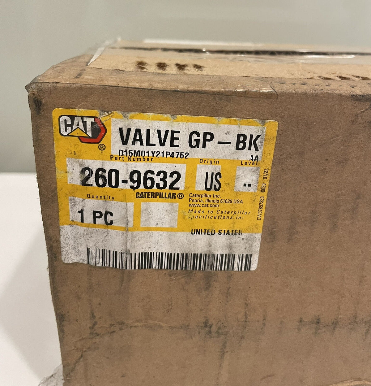 Caterpillar 260-9632 CAT Brake Control Valve NEW IN BOX! FREE SHIPPING!