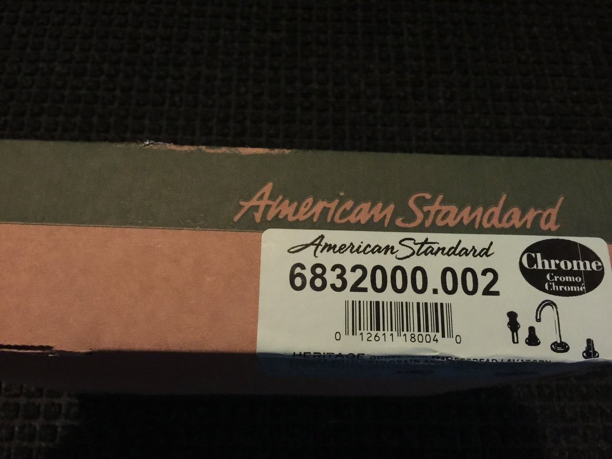 American Standard Heritage Gooseneck Widespread Chrome Faucet 6832000.002