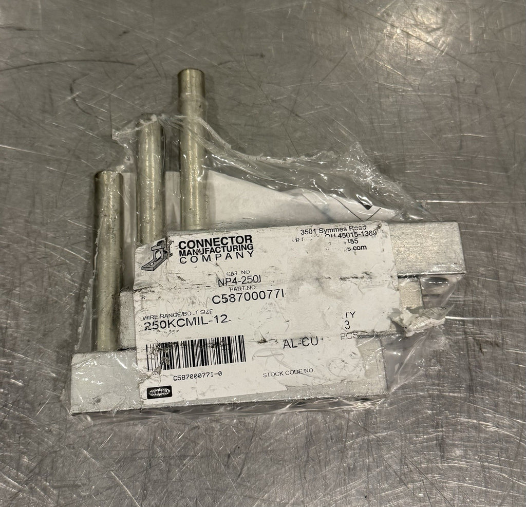 CMC NP4-250 Overhead Eyebolt Transformer Connector Aluminum NP4-250I NEW!