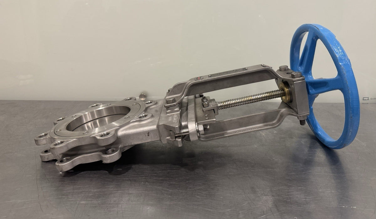 FNW 2020TU 6" Slide Gate Knife Valve CF8M Body 316 Gate RTFE Seat PTFE Packing