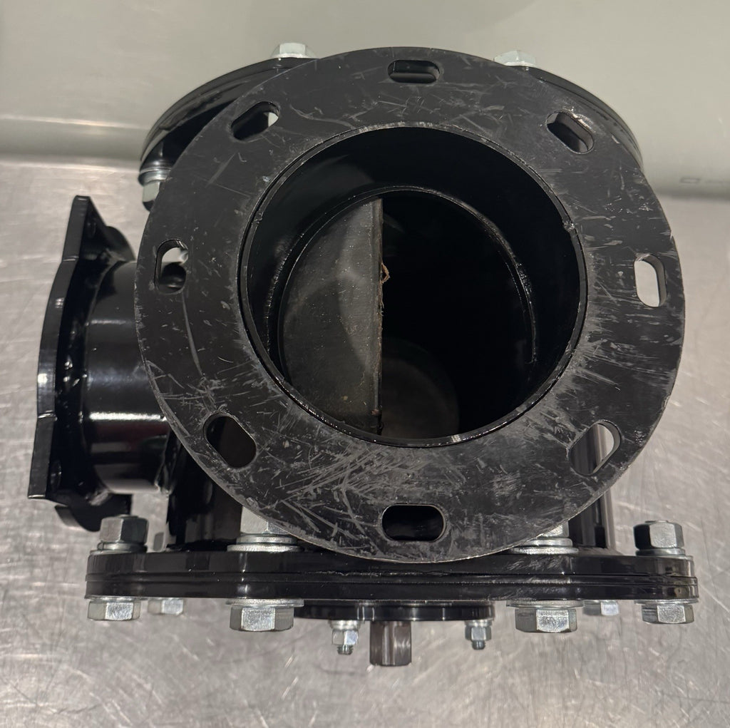 2010-23021-N 3-Way Flanged Rotary Valve 6" NEW! FREE SHIPPING!