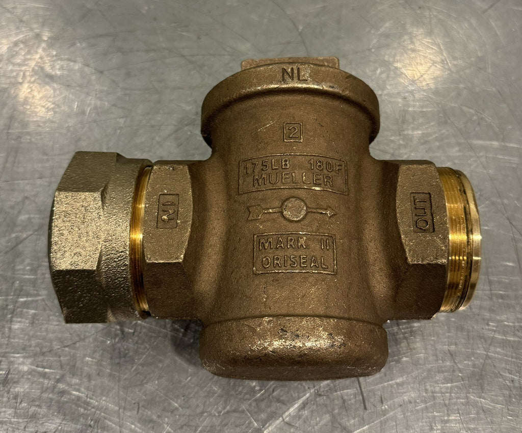 Mueller Mark II Oriseal 2" Curb Stop Valve NEW! FREE SHIPPING!