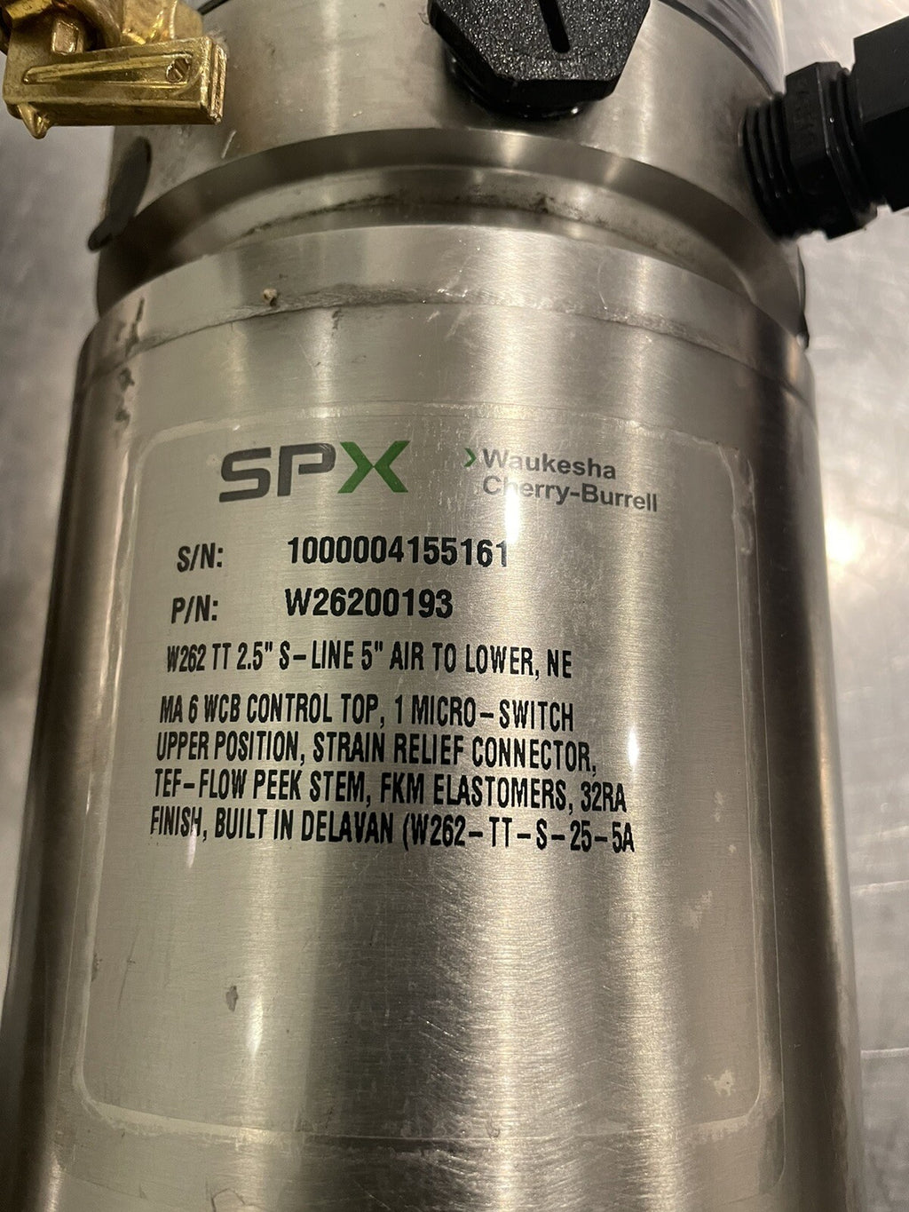 SPX W26200193 Waukesha Cherry-Burrell W262 Diversion Valve NEW! FREE SHIPPING!