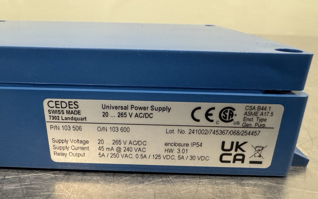 Cedes 103506 Universal PowerSupply Enclosure NEW! FREE SHIPPING!