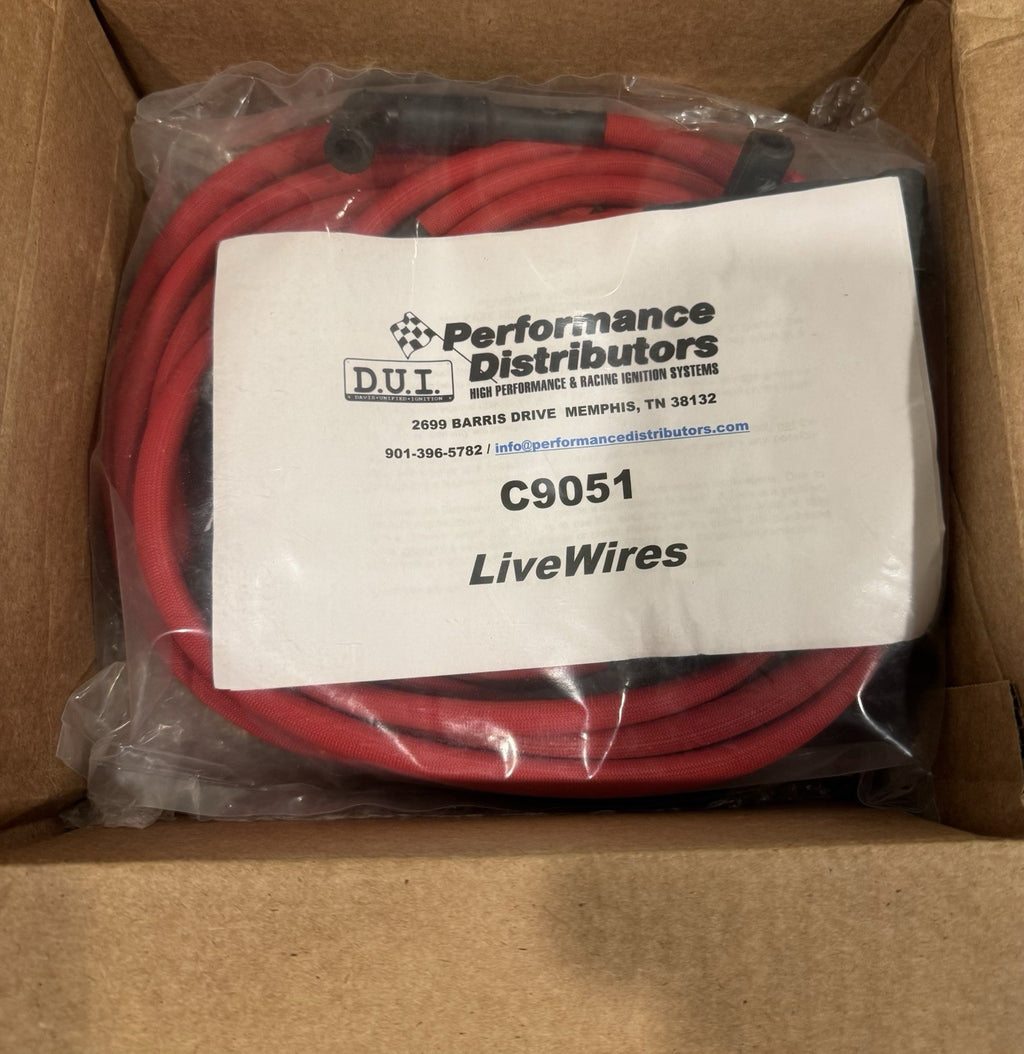 C9051RD Performance Distributors Livewires Spark Plug Wires Chevrolet NEW IN BOX