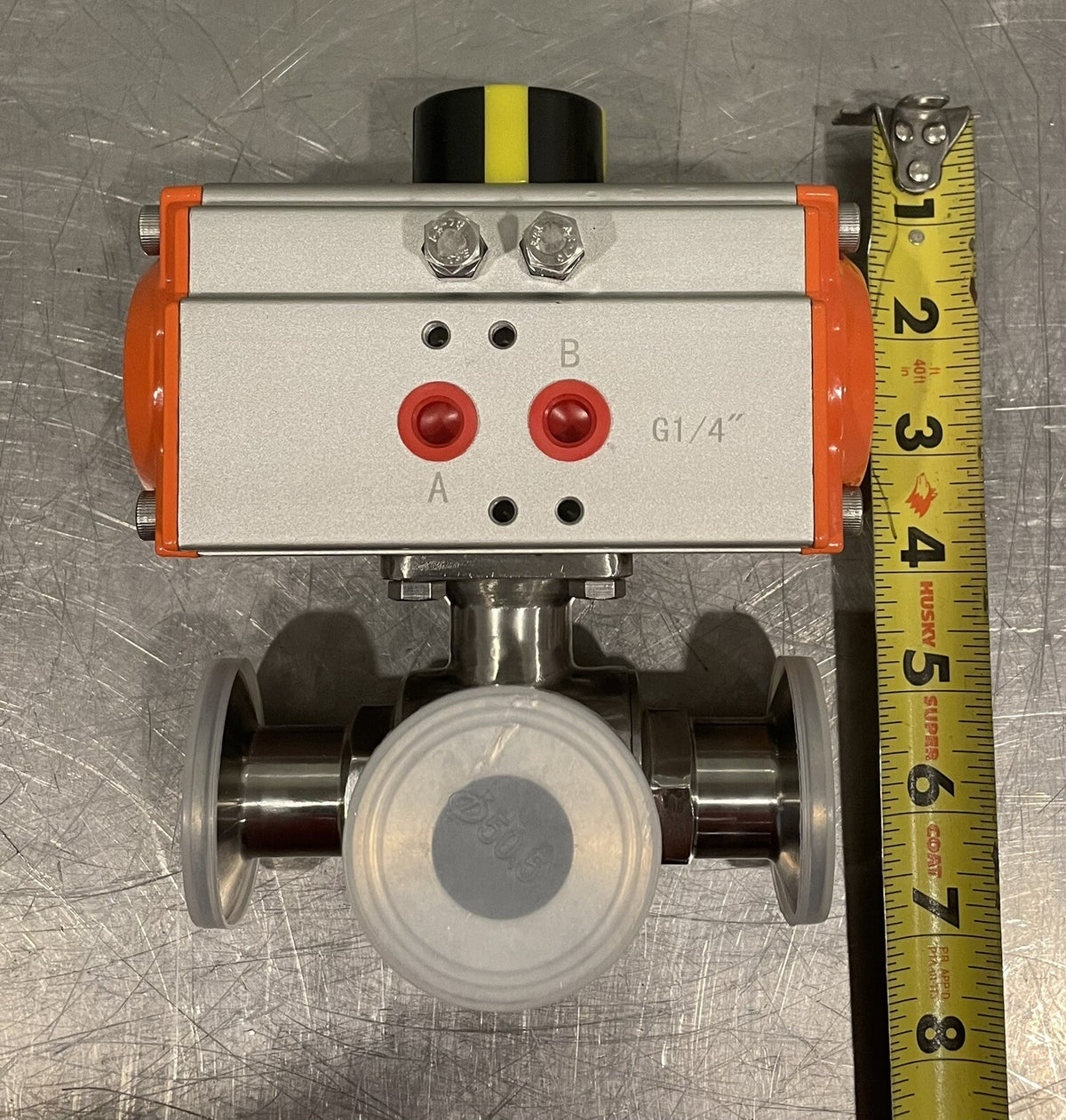 200-BI-TWYJ-257 Pneumatic Actuated Ball Valve 304 SS NEW IN BOX! FREE SHIPPING!