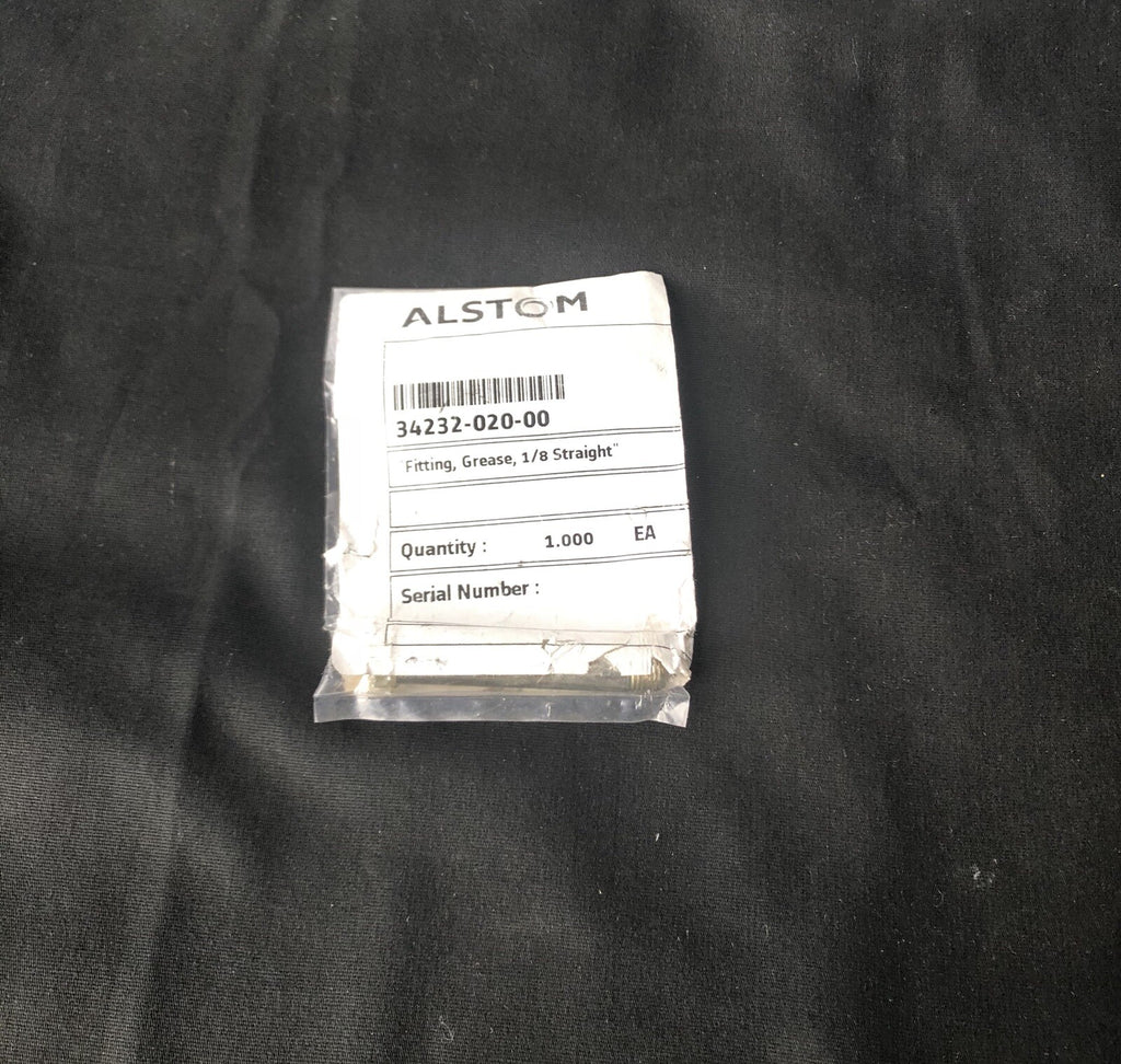 Alstom 34232-020-00 Grease Fitting Straight 1/8” NEW! FREE SHIPPING