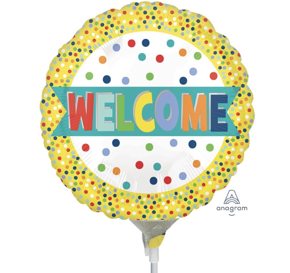 Anagram 41183 Welcome Lots Of Dots Polka Dots Rainbow Mini NEW! FREE SHIPPING