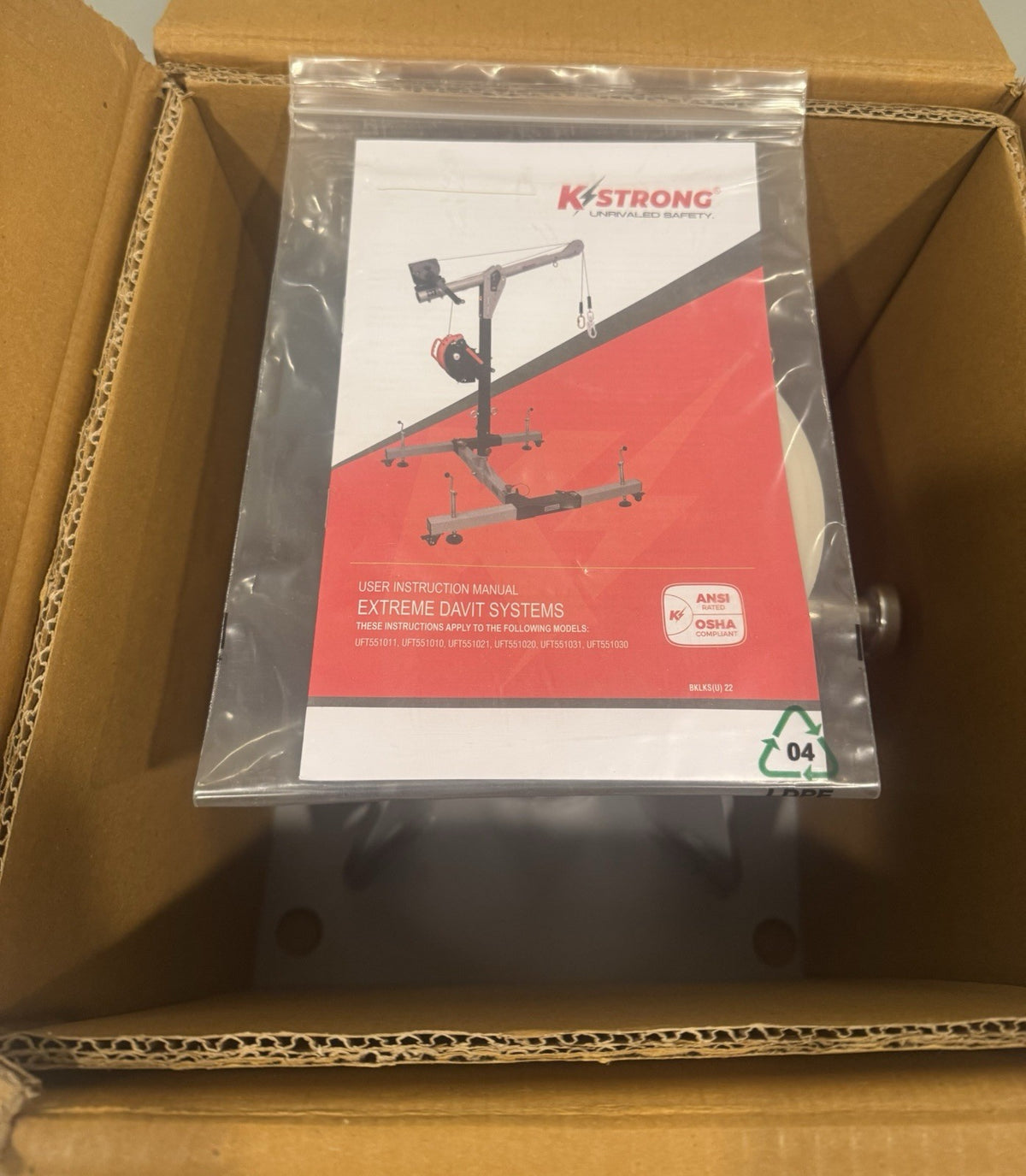 K-Strong UFT555101 Megadavit Floor Mount Column Receiver NEW IN BOX! SHIPS FREE!