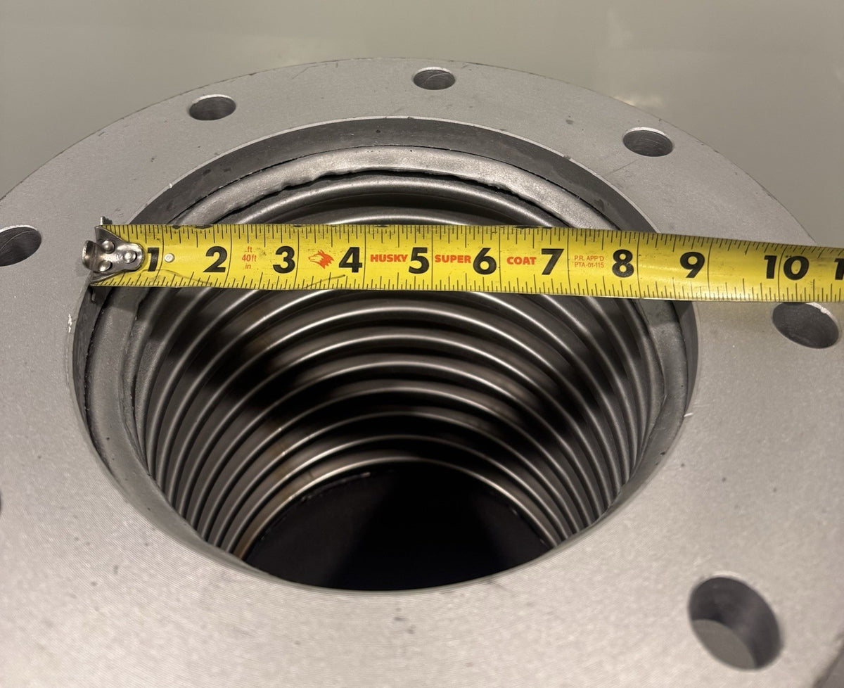 8" X 6" Reducer Flexible Braided Flanged 8 Hole Stainless Steel Braid 17” NEW!