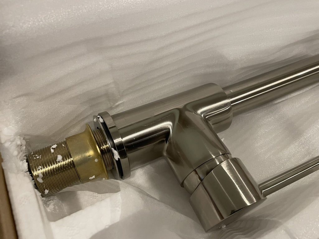 Kitchen Faucet Pull Down Brushed Chrome/Silver Finish Keenso US-JY27327 NEW!
