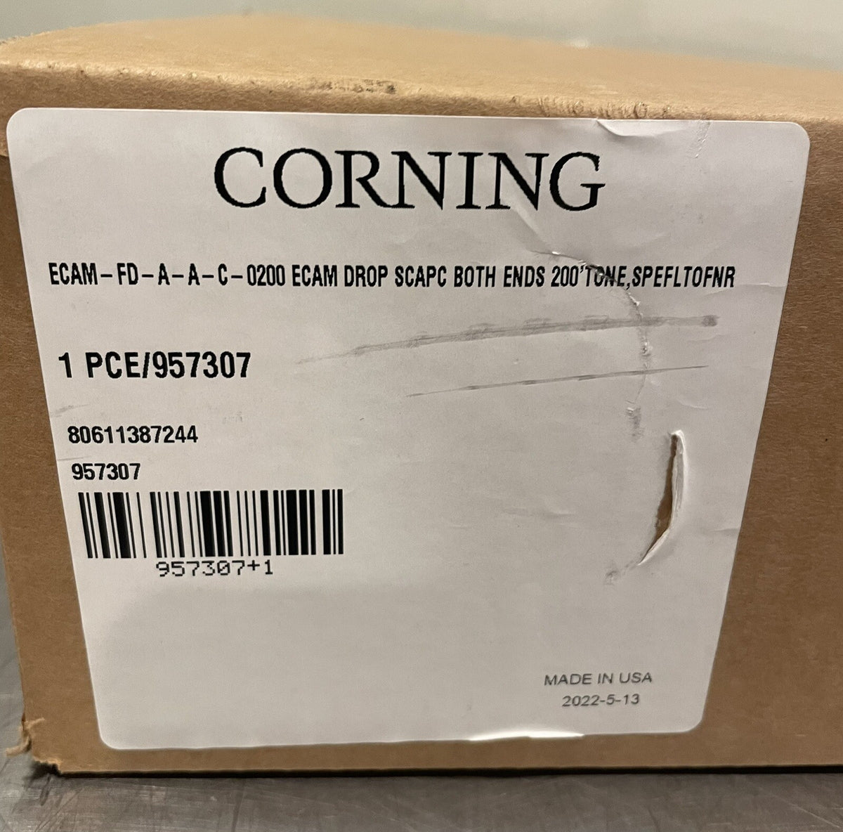 Corning ECAM-FD-A-A-C-0200 External Cable ASSY Module 80611387244 NEW!