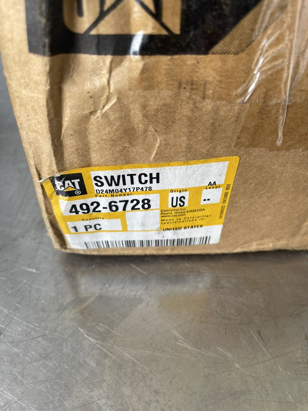 Caterpillar 492-6728 Genuine CAT Switch Assembly NEW IN BOX! FREE SHIPPING!
