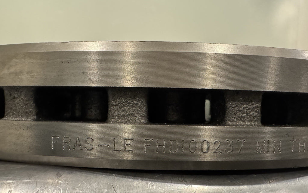 Flat Line Disc Brake Rotor Fras-Le FHD100237 MIN THK 37 MM 051124 NEW SHIPS FREE