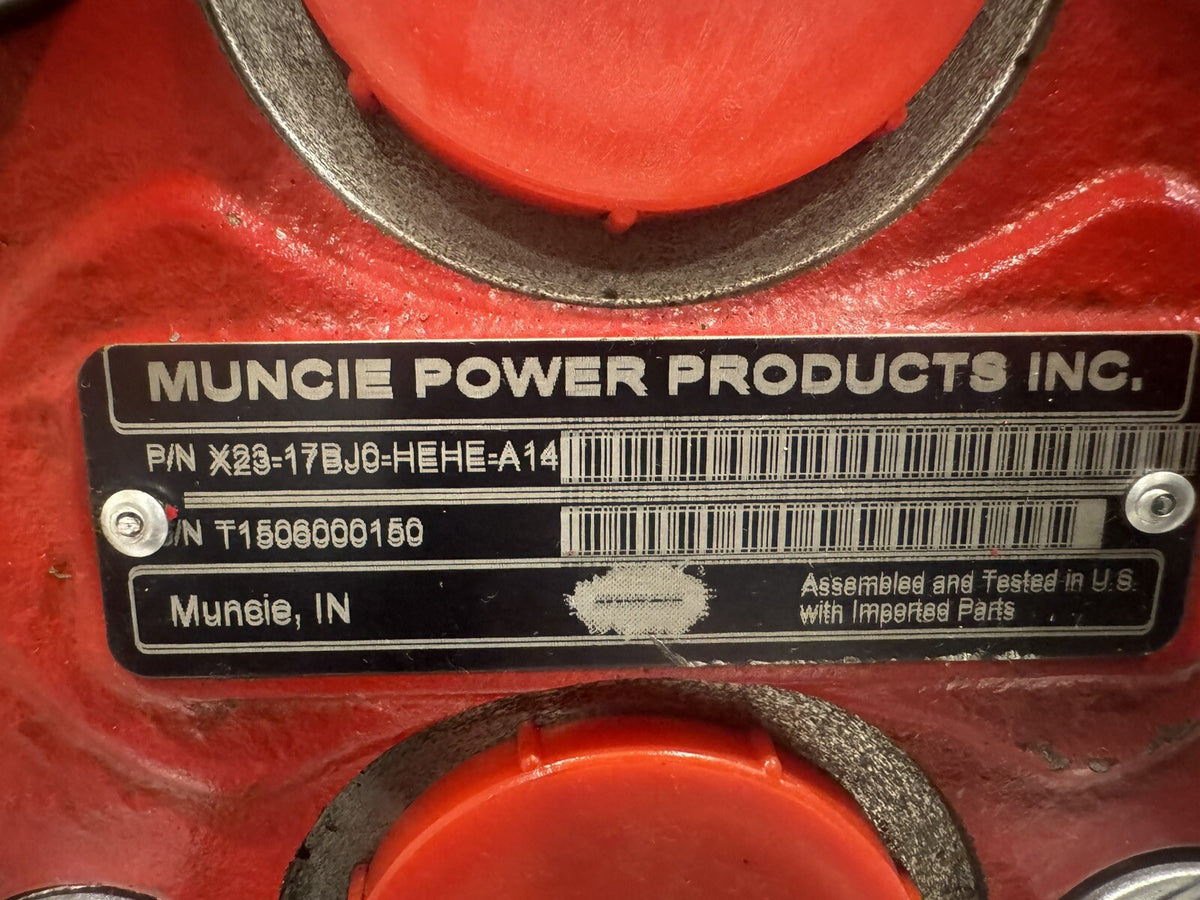 Muncie X23-17BJ0-HEHE-A14 Hydraulic Pump Optimum X Series NEW! FREE SHIPPING!