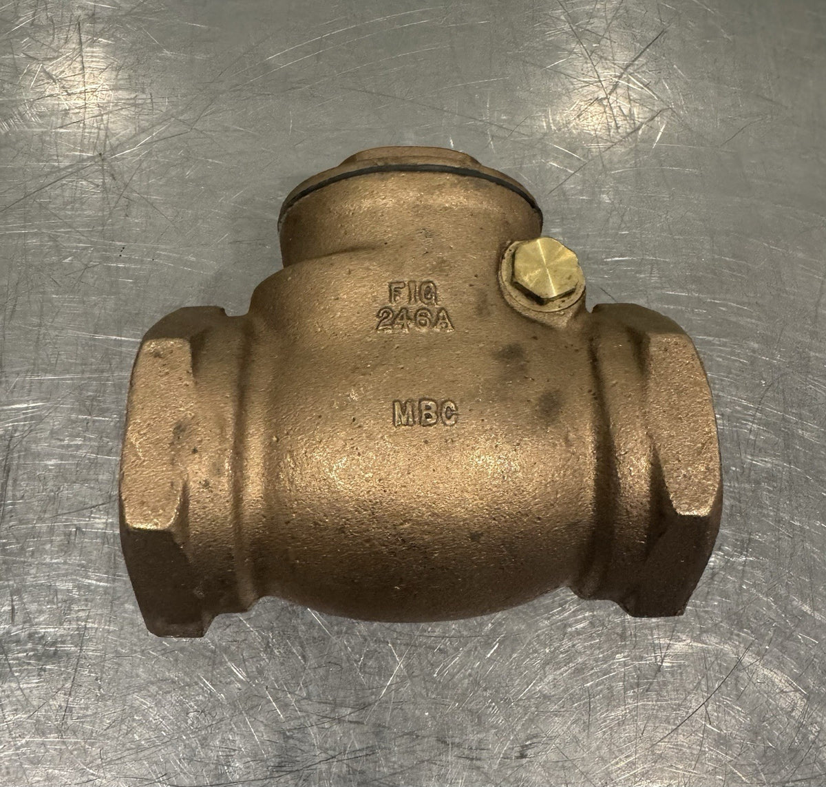 Morrison 246A-0400 AV Swing Check Valve 3” Threaded Brass 246A NEW! SHIPS FREE!