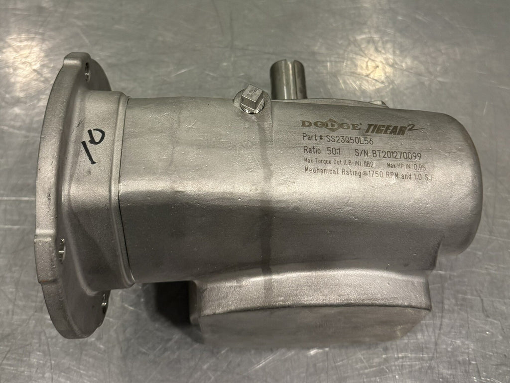 Dodge SS23Q50L56 Tigear2 Gear Reducer Stainless Steel 50:1 NEW! FREE SHIPPING!