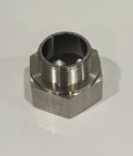 Eaton Crouse Hinds ADU113435 2” NPT X 2.5” NPT Nickel Plated Brass Fitting NEW!