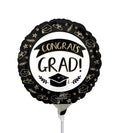 (1) Sketched Congrats Grad 9” Foil Balloon Anagram 45501 NEW! FREE SHIPPING!