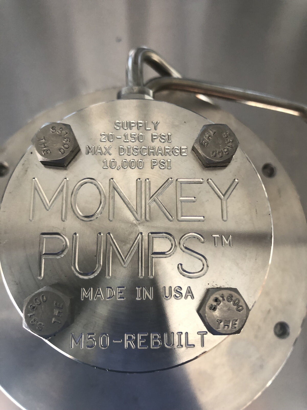 Monkey Pumps M50-REBUILT Orangutan Tuff Monkey Stainless Chemical Pump NEW!!!