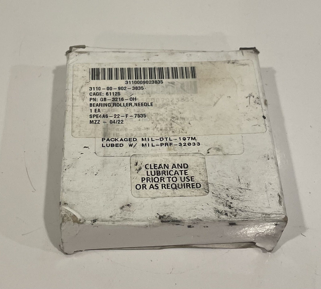 GB-3216-OH Needle Roller Bearing NEW IN BOX! FREE SHIPPING!