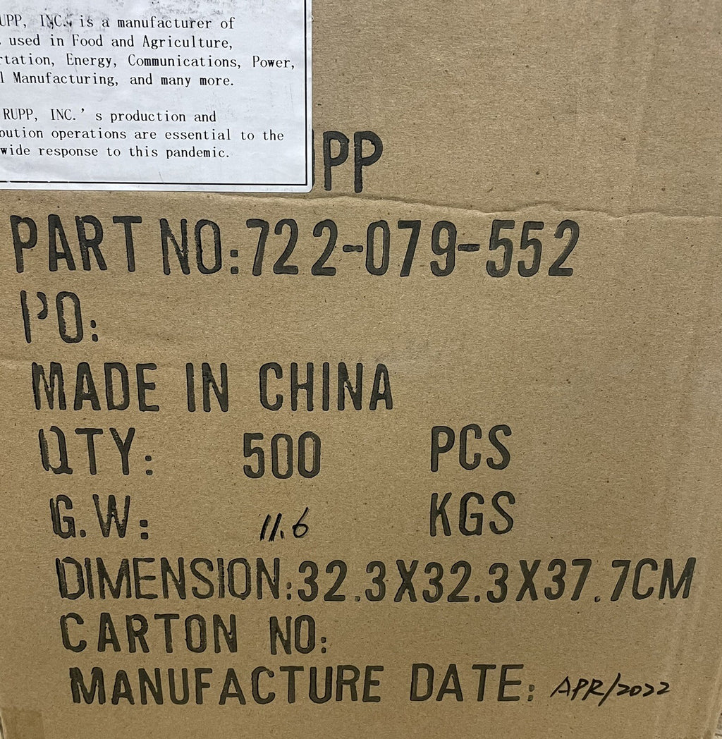 Warren Rupp 722-079-552 Sandpiper Check Valve Seat 722.079.552 NEW!