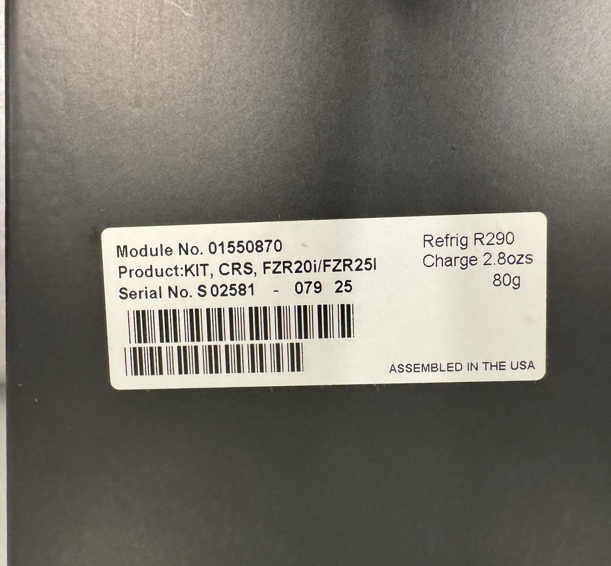 Follett 01550870 CRS Changeout Cooling Unit Embraco CRS FZR20i/FZR25I Module NEW