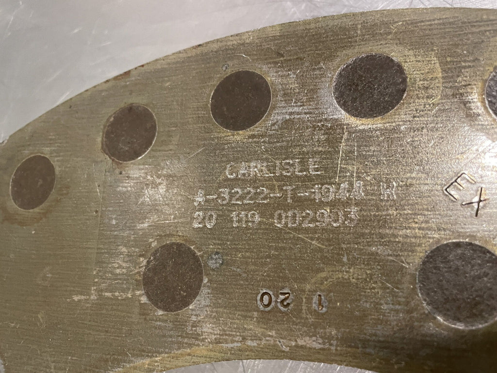 Carlisle A-3222-T-1944 Brake Pads 3 PACK Meritor Euclid NEW! FREE SHIPPING!