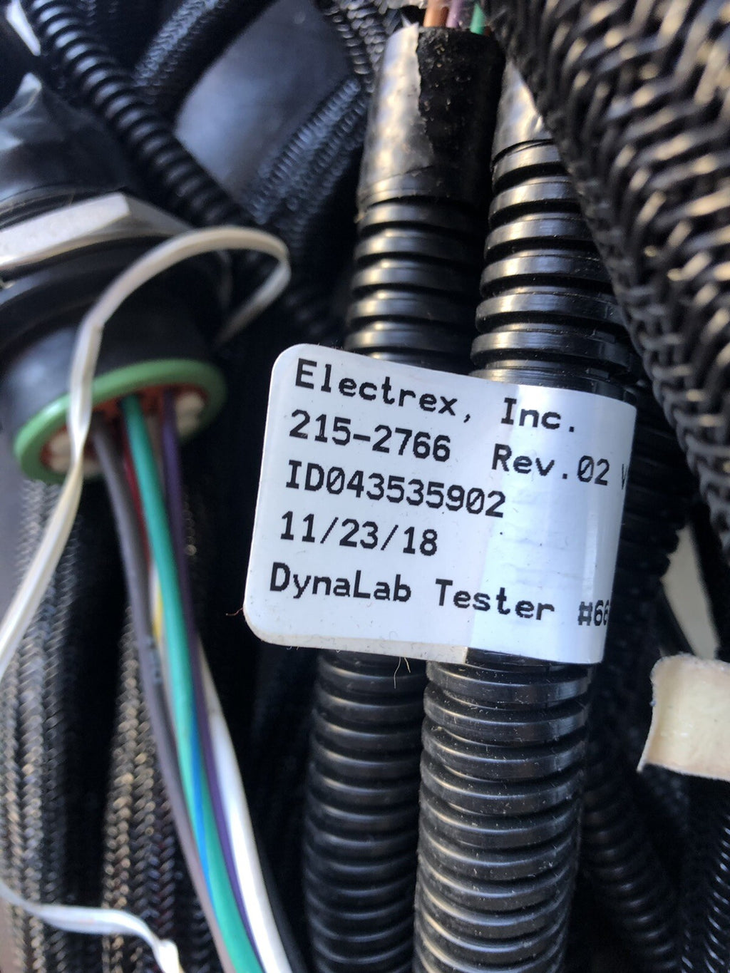 Electrex 215-2766 ID043535902 Wire Harness Assembly NEW! FREE SHIPPING!