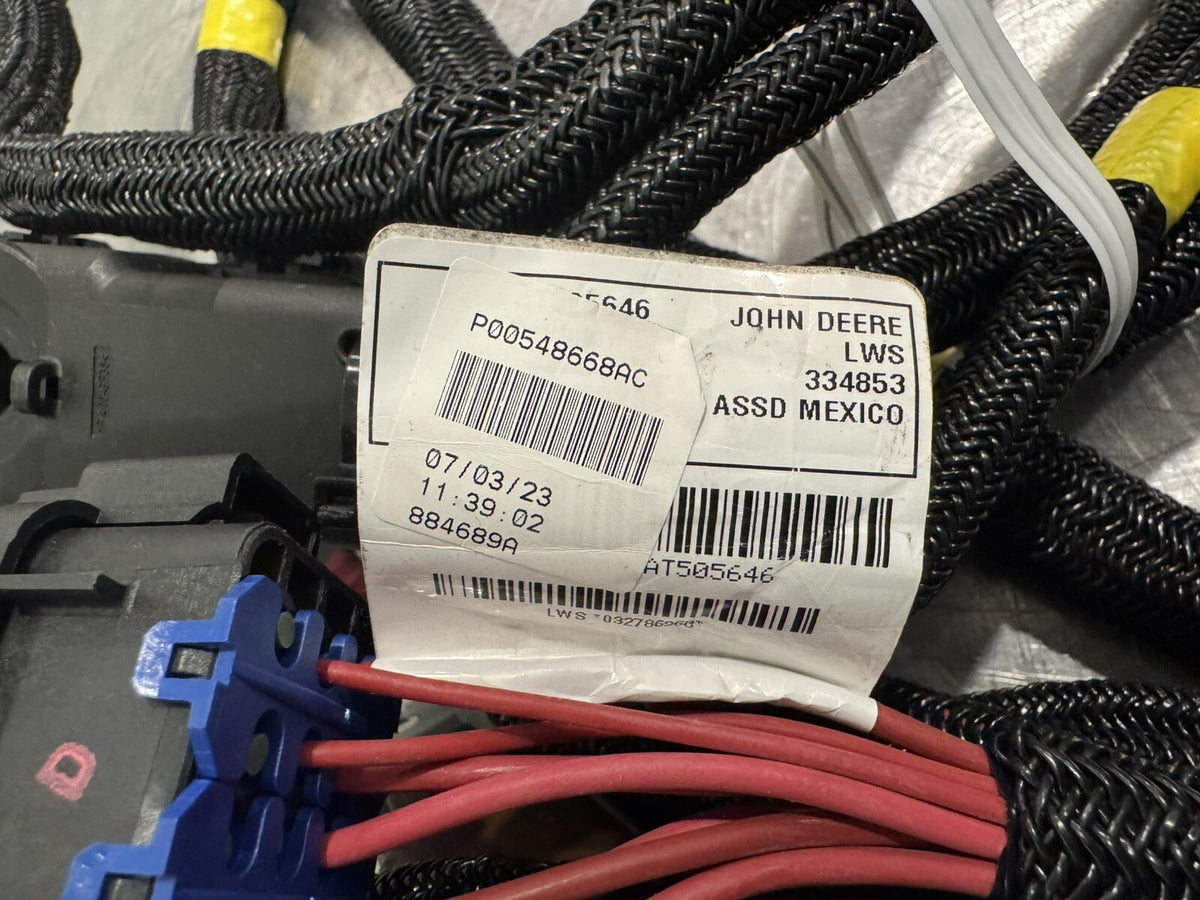 John Deere AT505646 Front Wiring Harness NEW! FREE SHIPPING!