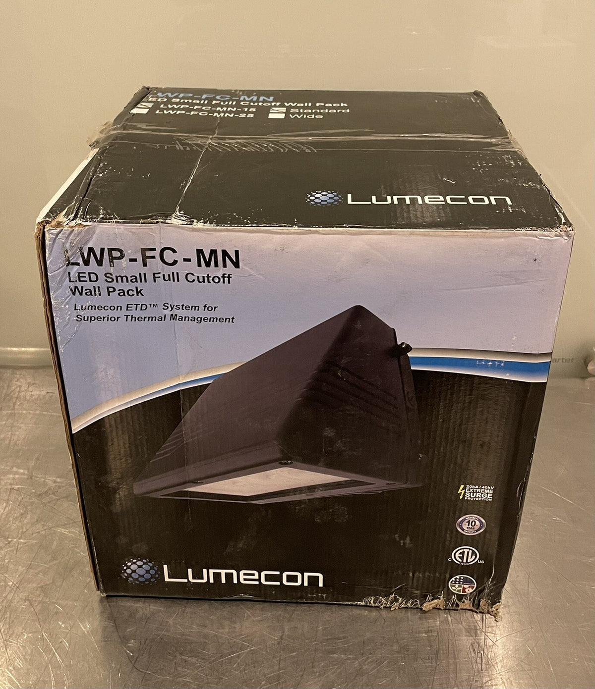 Lumecon Full Cutoff Mini Wallpack 14W 1633 Lumen 4000K Dark Bronze NEW!