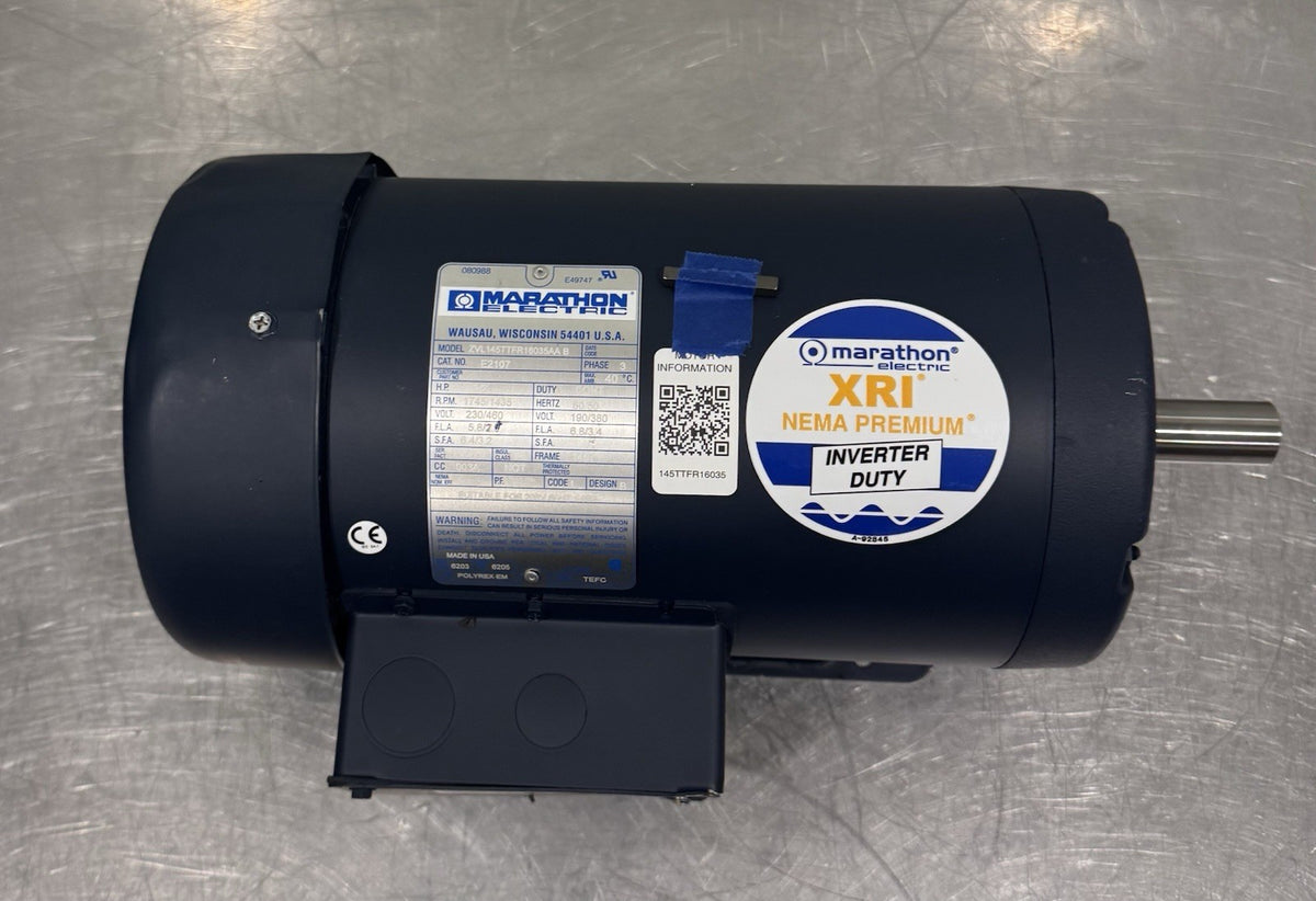 Marathon E2107 Leeson Motor 2/2HP 1745/1435 RPM 230/460V NEW! SHIPS FREE!