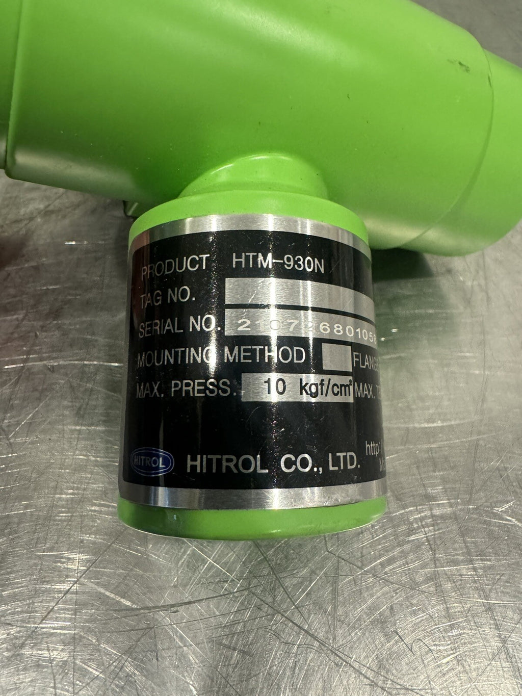 Hitrol HTM-930N Vibration Level Sensor Switch NEW! DAMAGED CONNECTION!