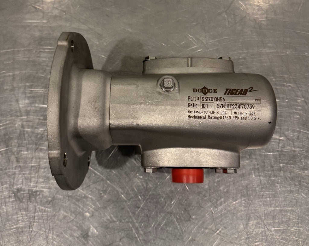 Dodge SS17Q10H56 Gear Reducer 10:1 Stainless Steel Food Safe NEW! SHIPS FREE!