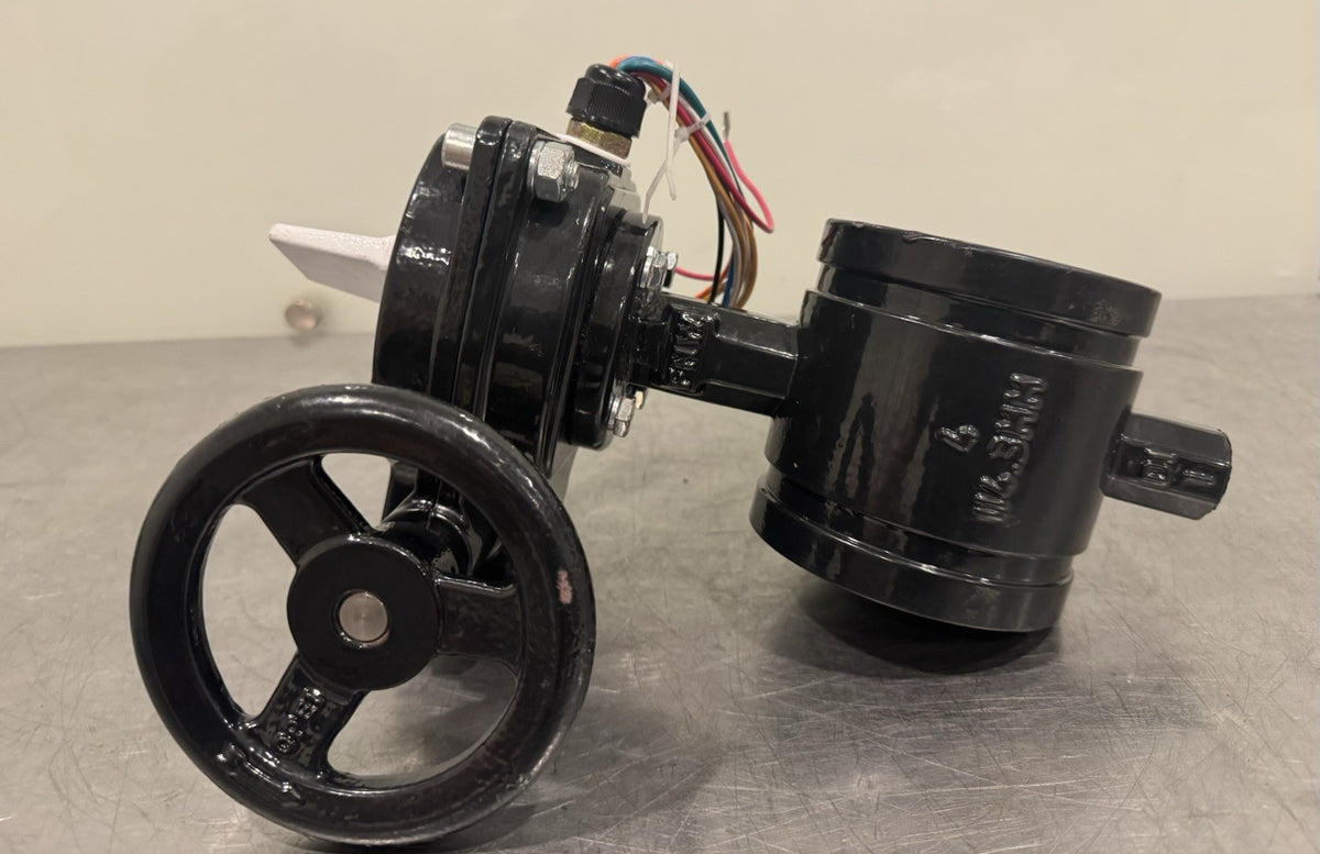 FNW FNW791CP 4 in. Ductile Iron Grooved Gear Operator Butterfly Valve Figure 791