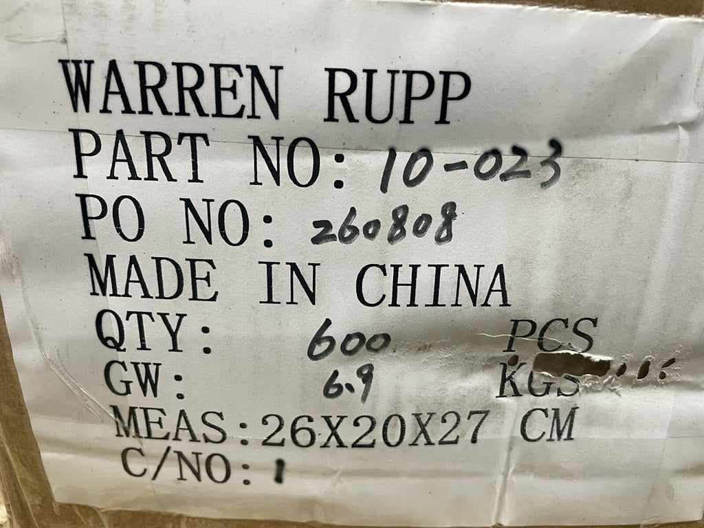 Warren Rupp 10-023 Sandpiper Outer Diaphragm Plate Poly 10.023 NEW FREE SHIPPING