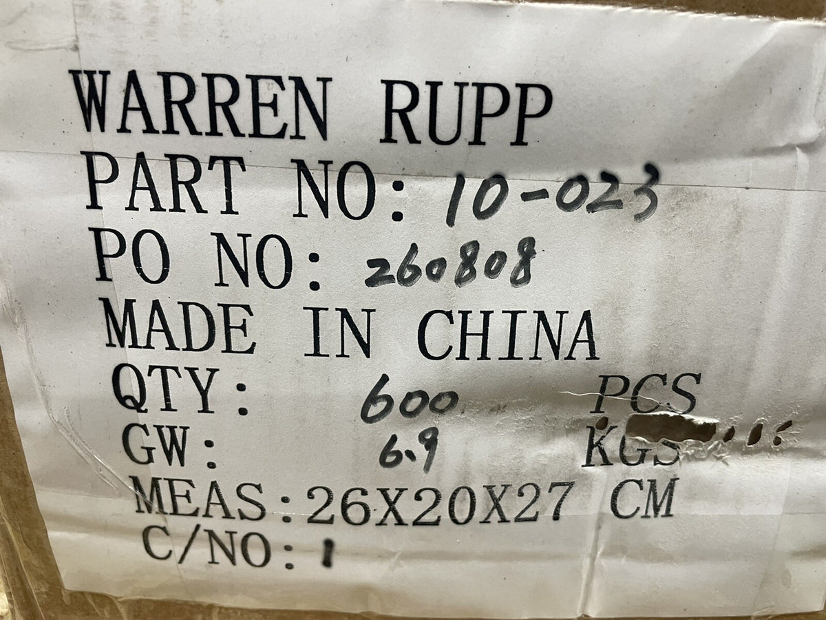 Warren Rupp 10-023 Sandpiper Outer Diaphragm Plate Poly 10.023 NEW FREE SHIPPING