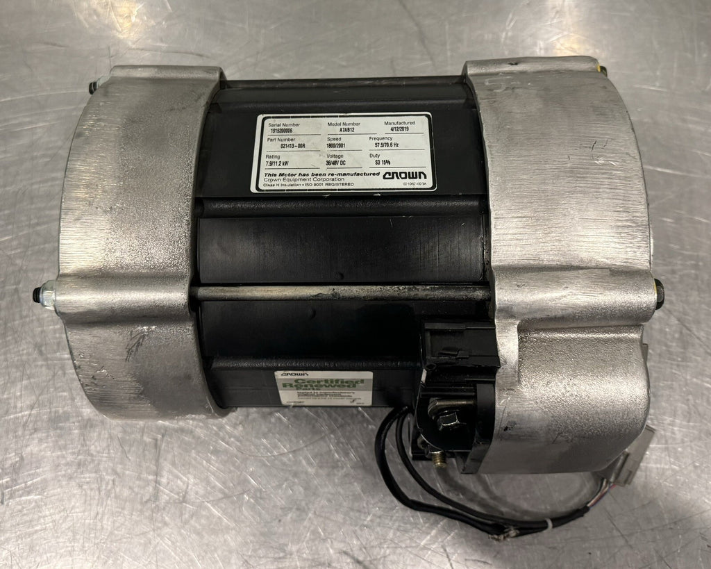 Crown 021413-00R Forklift Motor 36/48V DC A7AB12 NEW! FREE SHIPPING!
