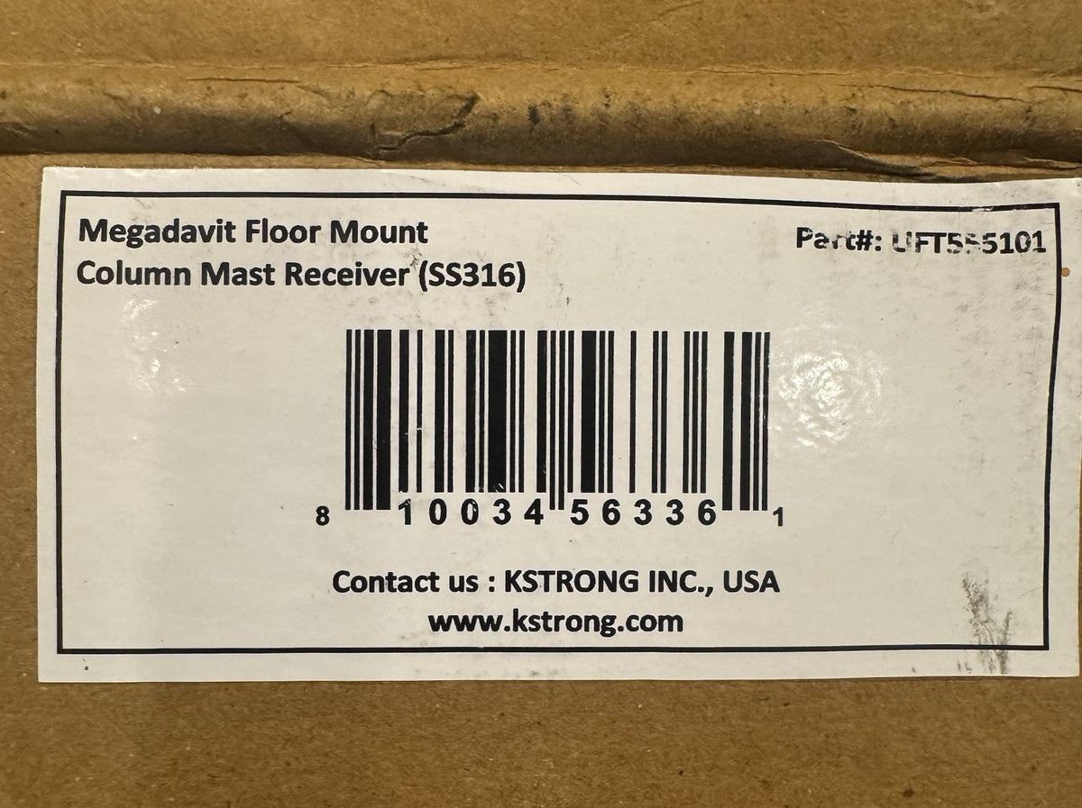 K-Strong UFT555101 Megadavit Floor Mount Column Receiver NEW IN BOX! SHIPS FREE!