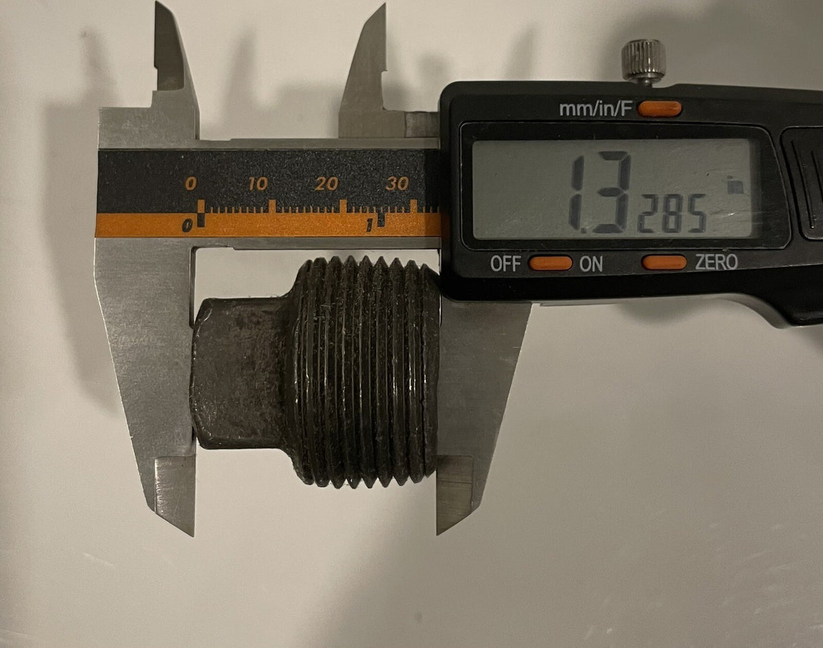 Bonney Forge 39870 Steel Plug Square Head 1 3M/6M A105 SQPLT Plug NEW!