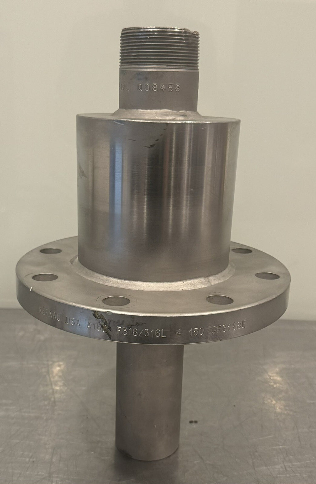F73W 2" X 4" 150# Flanged Adaptor 316L 878692-REG BENT PIPE NEW! FREE SHIPPING!