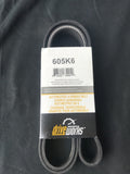 Drive Works 605K6 Automotive V-Ribbed Belt NEW