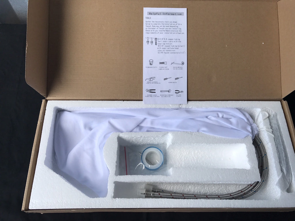 Single Handle Lavatory Faucet 2811-01 Chrome Single Hole Bathroom NEW IN BOX
