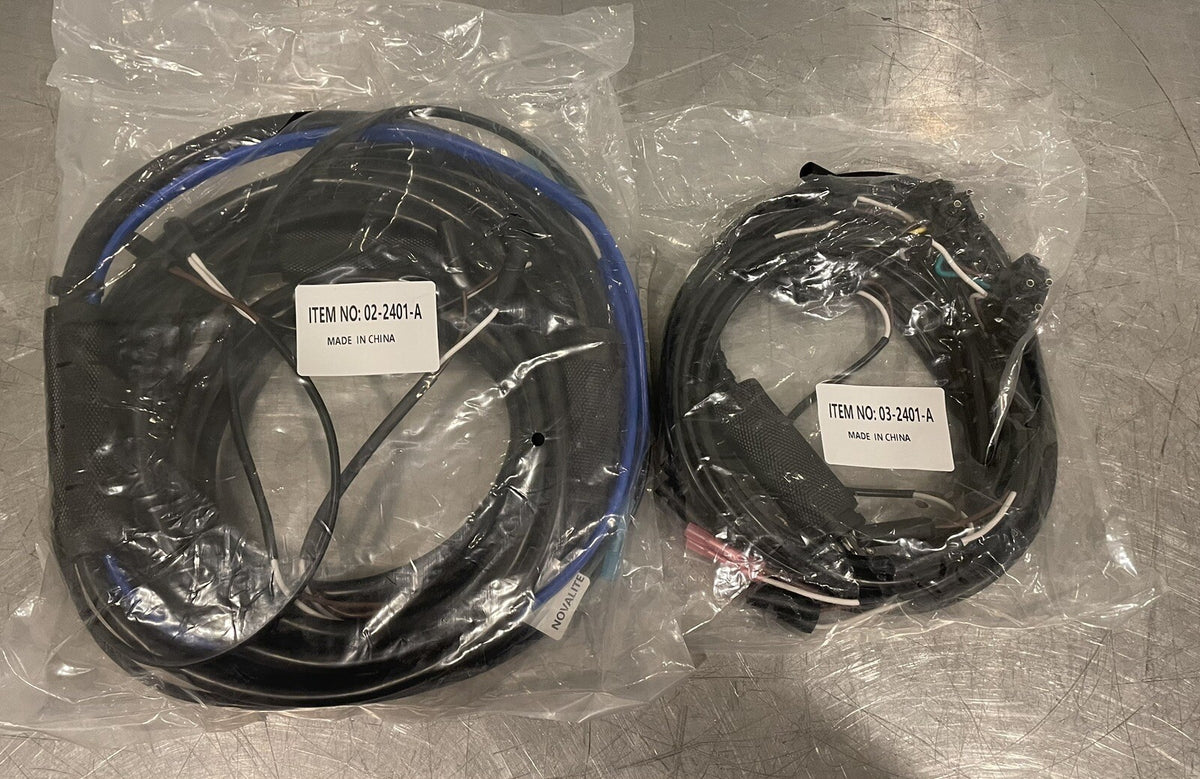 Novalite 24-BPFD-20 Kit 02-2401-A & 03-2401-A Trailer Wire Harness 6 Way Round