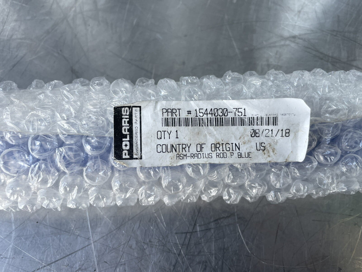 Polaris 1544030-751 Genuine Radius Rod Assembly Metallic Blue NEW! FREE SHIPPING