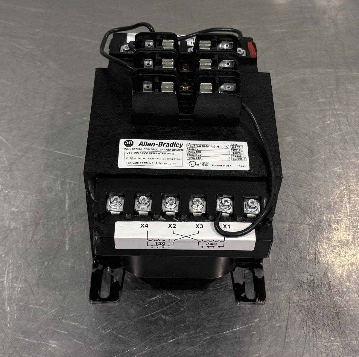 Allen Bradley 1497B-A10-M14-3-N Transformer 240x480 120x240 NEW IN BOX!